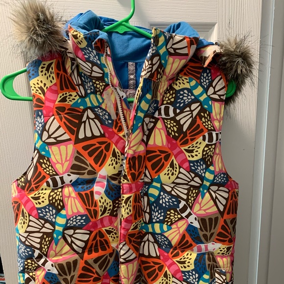 Girls Burton Sugar Spice Hooded Vest 